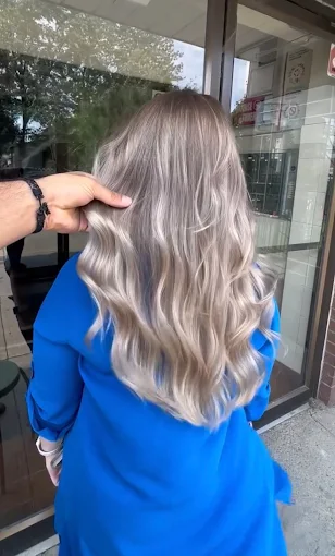 Balayage silver